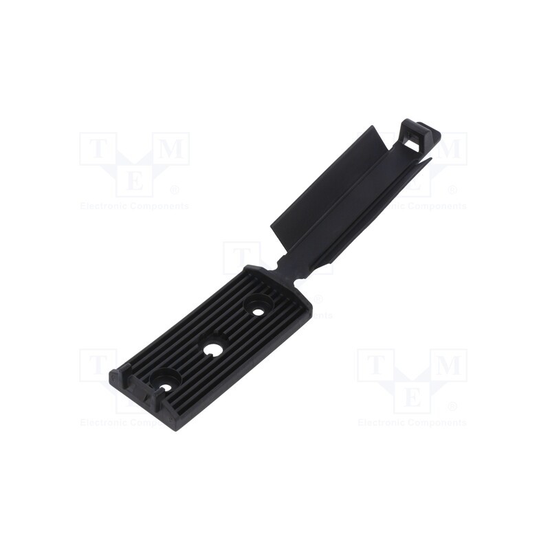 10 pcs x HELLERMANNTYTON - 151-16500 - Self-adhesive cable holder, polyamide, black