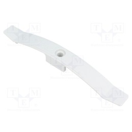 10 pcs x OBO BETTERMANN - 2034 - Holder, polyamide, light grey, Ømount.hole: 6mm, W: 20mm, L: 166mm