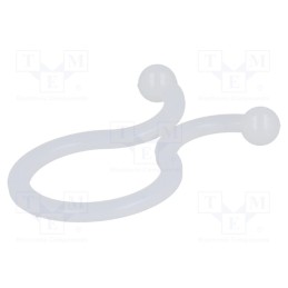 10 pcs x KSS WIRING - TT-18 - Cable clips, 16.2mm, polyamide, natural, UL94V-2