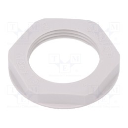 10 pcs x LAPP - 53119033 - Nut, M25, polyamide, UL94V-2, 34mm, light grey, -20÷100°C