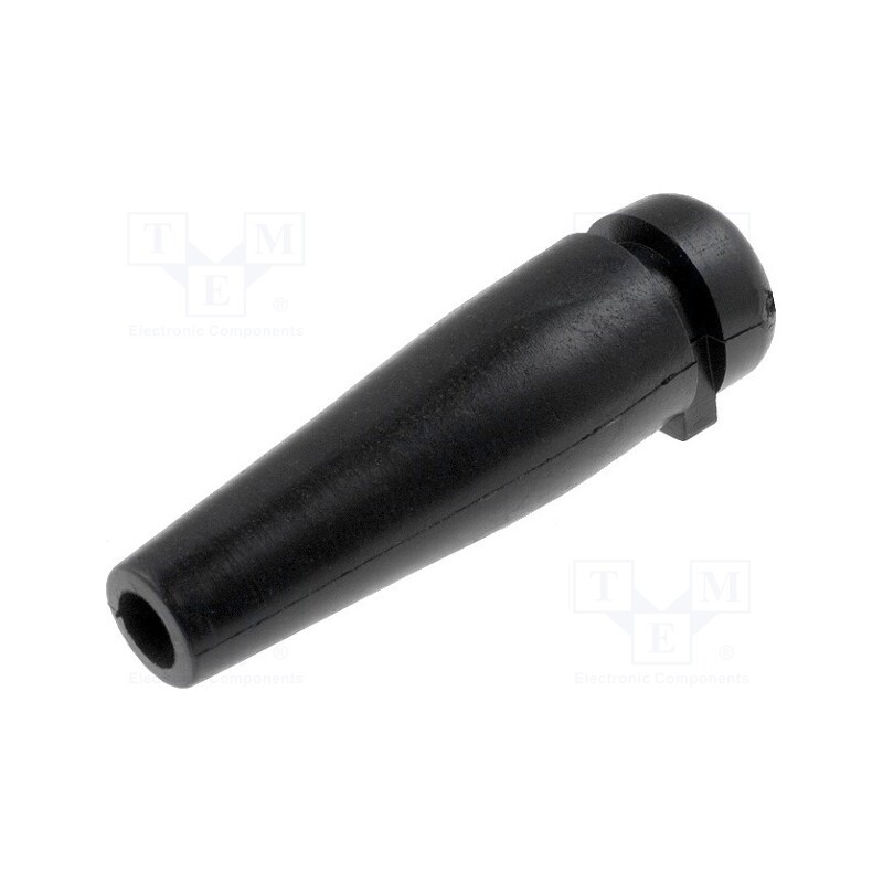 10 pcs x HELLERMANNTYTON - 634-31250 - Strain relief, Ømount.hole: 6.5mm, Øhole: 3.5mm, PVC, black, L: 32mm