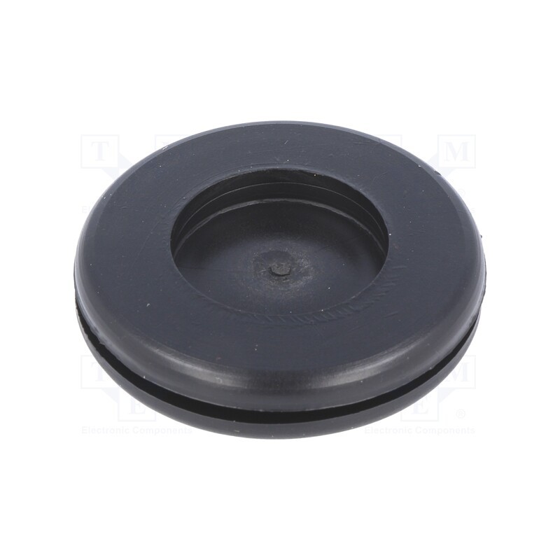 10 pcs x ESSENTRA - 10806 - Grommet, with bulkhead, Ømount.hole: 25.5mm, Øhole: 19mm, PVC