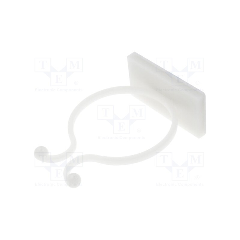 10 pcs x FIX&FASTEN - FIX-KL-5 - Cable clips, ØBundle : 34mm, polyamide, natural, UL94V-2, H: 56.2mm