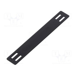10 pcs x HELLERMANNTYTON - 151-41210 - Label, polyamide, black, -40÷85°C, leaded, W: 9mm, L: 63mm