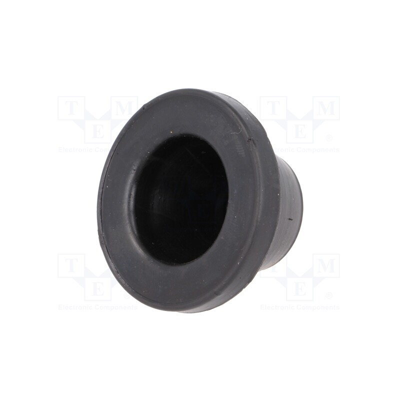 10 pcs x ELPROD - BDE 29 - Grommet, Ømount.hole: 38mm, rubber, black, Panel thick: max.2mm
