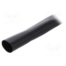 10 m x SIGI - PVC125-18-BK-10 - Insulating tube, PVC, black, -20÷125°C, Øint: 18mm, L: 10m, UL94V-0