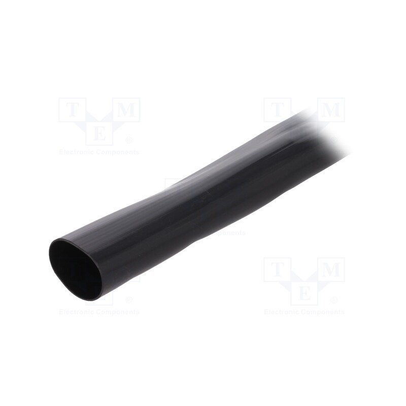 10 m x SIGI - PVC125-18-BK-10 - Insulating tube, PVC, black, -20÷125°C, Øint: 18mm, L: 10m, UL94V-0