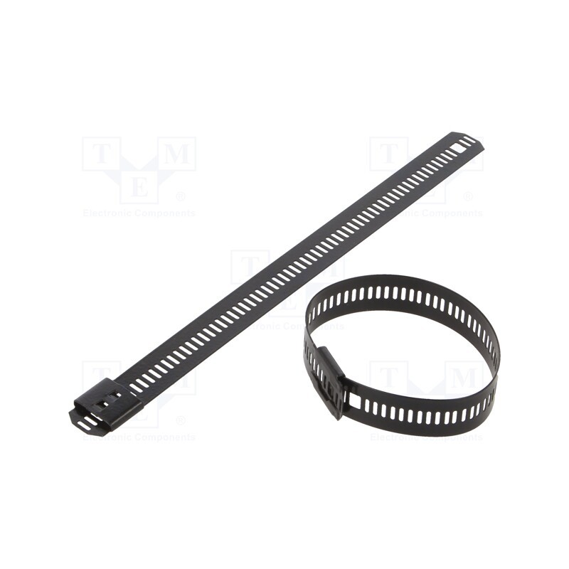 10 pcs x RAYCHEM RPG - LC124-150 - Cable tie, L: 150mm, W: 12mm, stainless steel AISI 304, 1112N