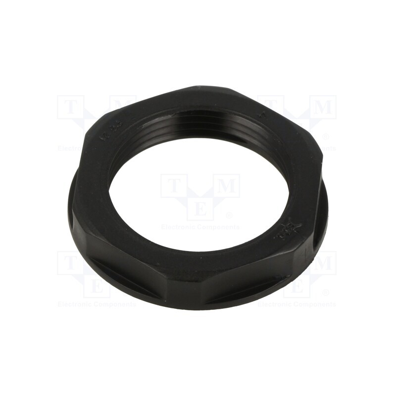 10 pcs x BM GROUP - BM4821N - Nut, PG21, polyamide, black, -20÷90°C, Thread: PG