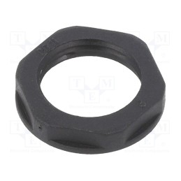 10 pcs x HELLERMANNTYTON - 166-50143 - Nut, PG11, polyamide 66, black, -50÷135°C, Thread: PG