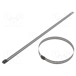 10 pcs x RAYCHEM RPG - LC76-250 - Cable tie, L: 250mm, W: 7mm, acid resistant steel AISI 316, 445N