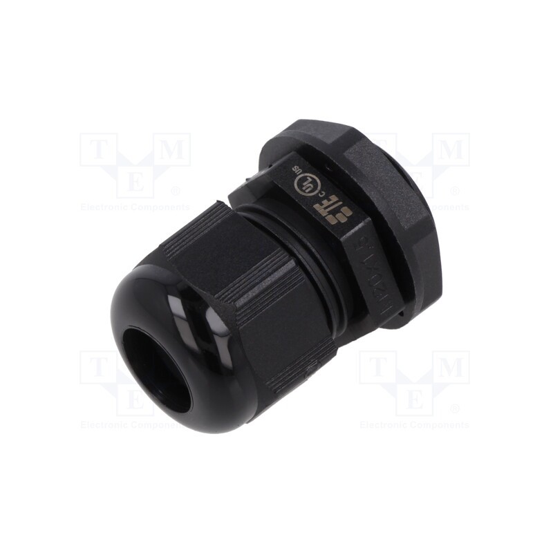 10 pcs x TE Connectivity - EP-SGL-M20-BL-A - Cable gland, M20, 1.5, IP68, polyamide, black, Entrelec