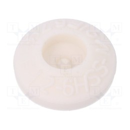 10 pcs x HT HI TECH POLYMERS - HSS-M9-TPE-V0 - Grommet, Ømount.hole: 9mm, elastomer thermoplastic TPE, grey