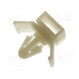 10 pcs x KSS WIRING - PHC-8 - Holder, push-in, polyamide, UL94V-2, natural, T: 8.1mm, cable ties