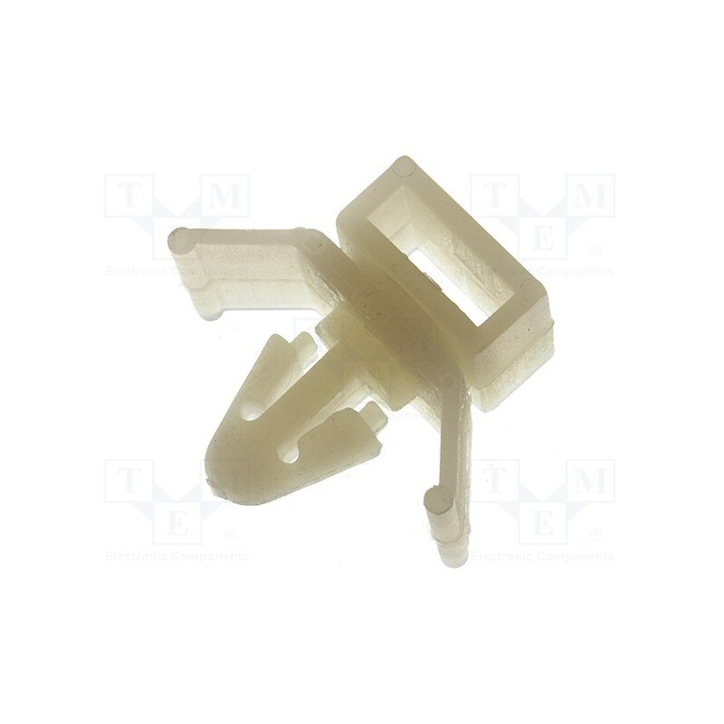 10 pcs x KSS WIRING - PHC-8 - Holder, push-in, polyamide, UL94V-2, natural, T: 8.1mm, cable ties