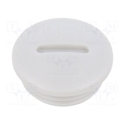 10 pcs x BM GROUP - BM4598 - Stopper, PG11, IP56, polyamide, light grey, Thread: PG, 6mm