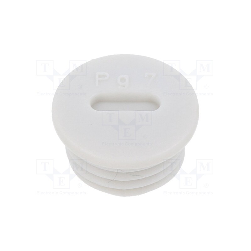 10 pcs x BM GROUP - BM4596 - Stopper, PG7, IP56, polyamide, light grey, Thread: PG, 6mm, -25÷60°C