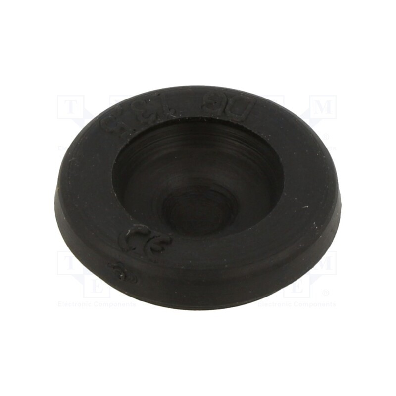 10 pcs x HT HI TECH POLYMERS - HTT-13,5 - Grommet, with bulkhead, Ømount.hole: 20.5mm, black, -40÷100°C