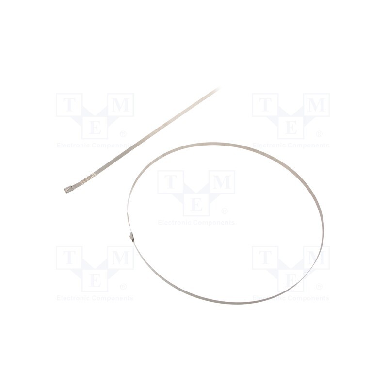 10 pcs x RAYCHEM RPG - BUZ74-1000 - Cable tie, L: 1000mm, W: 7.9mm, stainless steel AISI 304, 1112N