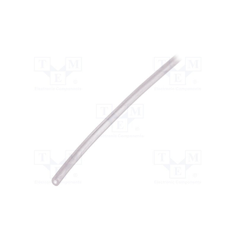 10 m x FAVIER - GES-0,5X1,2-TR-10 - Insulating tube, silicone, transparent, -50÷200°C, Øint: 0.5mm