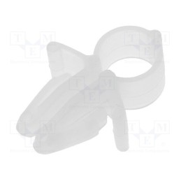 10 pcs x KSS WIRING - RH-5 - Snap handle, polyamide, natural, Mounting hole: Ø5.5mm