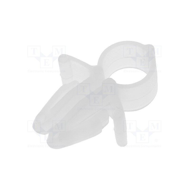 10 pcs x KSS WIRING - RH-5 - Snap handle, polyamide, natural, Mounting hole: Ø5.5mm
