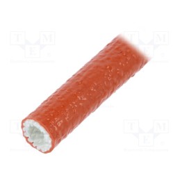 15 m x ANAMET EUROPE - 336.013.1 - Insulating tube, Size: 13, fiberglass, L: 15m, -55÷260°C, Øout: 18mm