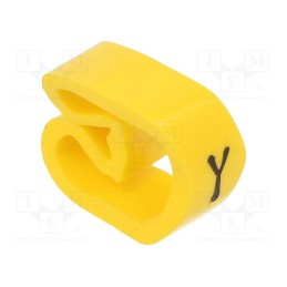 20 pcs x WEIDMu00dcLLER - CLI C 3-6 GE/SW Y MP - Markers, Marking: Y, 8÷16mm, PVC, yellow, -30÷80°C, leaded, CLI C