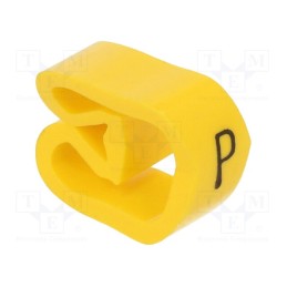 20 pcs x WEIDMu00dcLLER - CLI C 3-6 GE/SW P MP - Markers, Marking: P, 8÷16mm, PVC, yellow, -30÷80°C, leaded, CLI C