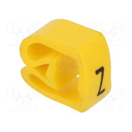 20 pcs x WEIDMu00dcLLER - CLI C 3-6 GE/SW Z MP - Markers, Marking: Z, 8÷16mm, PVC, yellow, -30÷80°C, leaded, CLI C