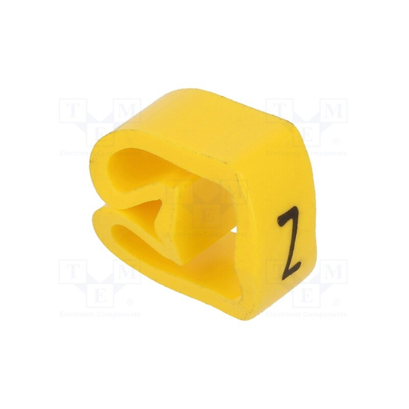 20 pcs x WEIDMu00dcLLER - CLI C 3-6 GE/SW Z MP - Markers, Marking: Z, 8÷16mm, PVC, yellow, -30÷80°C, leaded, CLI C