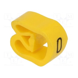 20 pcs x WEIDMu00dcLLER - CLI C 3-6 GE/SW O MP - Markers, Marking: O, 8÷16mm, PVC, yellow, -30÷80°C, leaded, CLI C