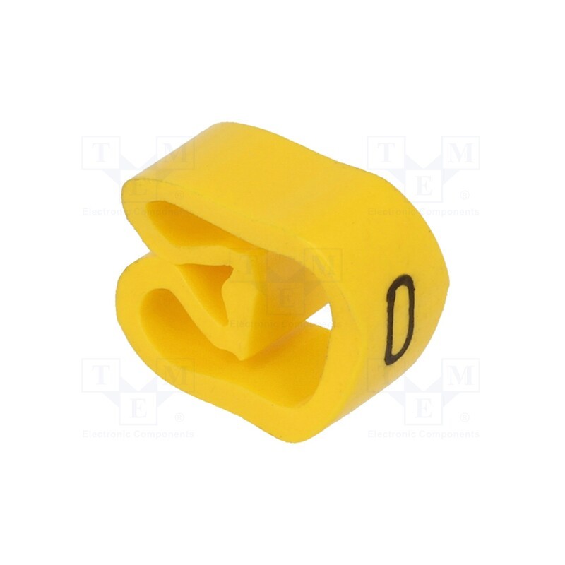 20 pcs x WEIDMu00dcLLER - CLI C 3-6 GE/SW O MP - Markers, Marking: O, 8÷16mm, PVC, yellow, -30÷80°C, leaded, CLI C