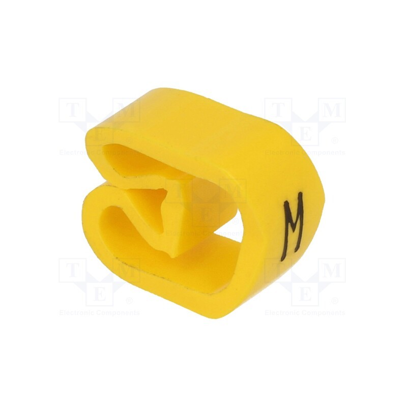 20 pcs x WEIDMu00dcLLER - CLI C 3-6 GE/SW M MP - Markers, Marking: M, 8÷16mm, PVC, yellow, -30÷80°C, leaded, CLI C