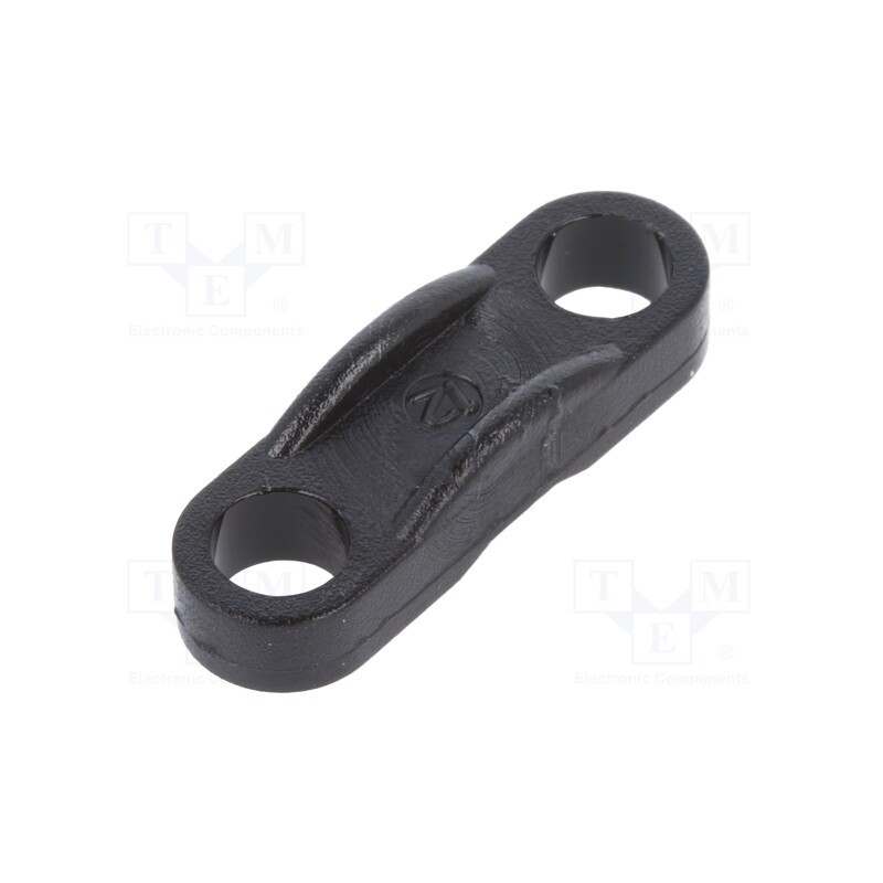 20 pcs x FIX&FASTEN - KZ0441 - Cable tie mounts, polyamide, Ømount.hole: 4.4mm, W: 7.3mm, L: 23mm