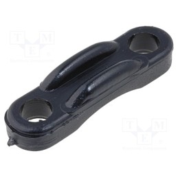 20 pcs x FIX&FASTEN - KZ0440 - Cable tie mounts, polyamide, Ømount.hole: 3.2mm, W: 5.5mm, L: 20mm