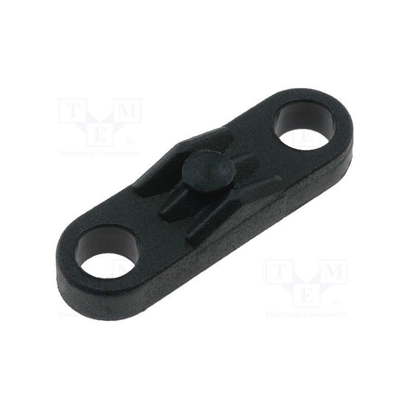 20 pcs x FIX&FASTEN - KZ0447 - Cable tie mounts, polyamide, Ømount.hole: 4.4mm, W: 7mm, L: 24mm
