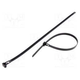 20 pcs x KSS WIRING - HV300BK - Cable tie, multi use, L: 300mm, W: 8mm, polyamide, 215.6N, black