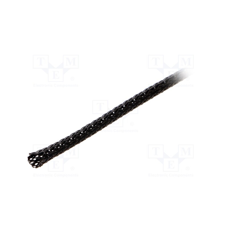 25 m x HELUKABEL - HGP 40-66MM - Polyester braid, ØBraid : 40÷66mm, polyester, black, -50÷150°C