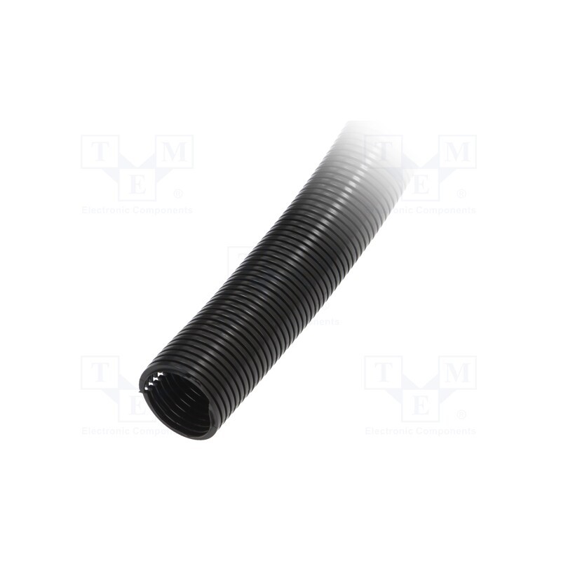 25 m x HUMMEL - 1.527.3601.00 - Protective tube, Size: 37, polyamide, black, -40÷120°C, incised