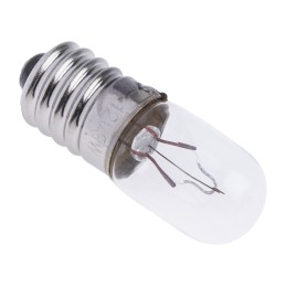 1 Box of 5 - Legrand Incandescent Clear Bulb, E10 12 V dc