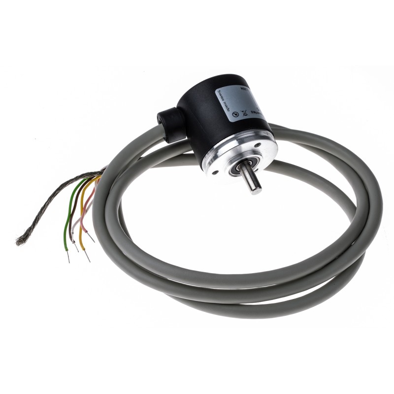 1 pcs - Baumer BDK Series Optical Incremental Encoder, 100 ppr, HTL/Push Pull Signal, Solid Type, 5mm Shaft