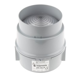 1 pcs - Werma BWM 890 Series Green Steady Beacon, 230 V ac, Base, Wall Mount, LED Bulb, IP65