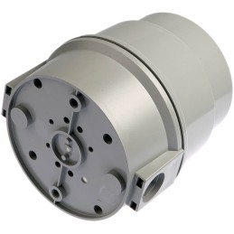 1 pcs - Werma BWM 890 Series Red Steady Beacon, 115 - 230 V ac, Base Mount, LED Bulb, IP65