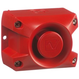 1 pcs - Pfannenberg PA 1 Series Panel Mount Electronic Sounder, 230 V ac, IP66, AC, 80-Tone