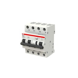 1 pcs - ABB RCBO, 32A Current Rating, 4P Poles, 30mA Trip Sensitivity