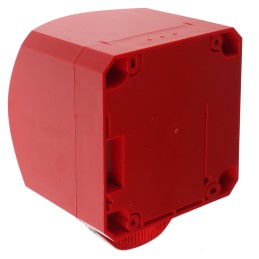 1 pcs - Klaxon PNC Series Red Sounder Beacon, 10 - 60 V dc, IP66, Side Mount, 120dB at 1 Metre