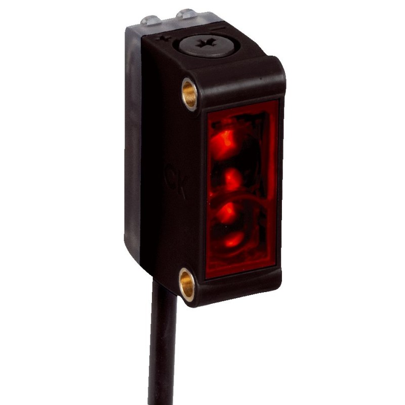 1 pcs - Sick Proximity Photoelectric Sensor, Rectangular Sensor, 5 - 500 mm Detection Range