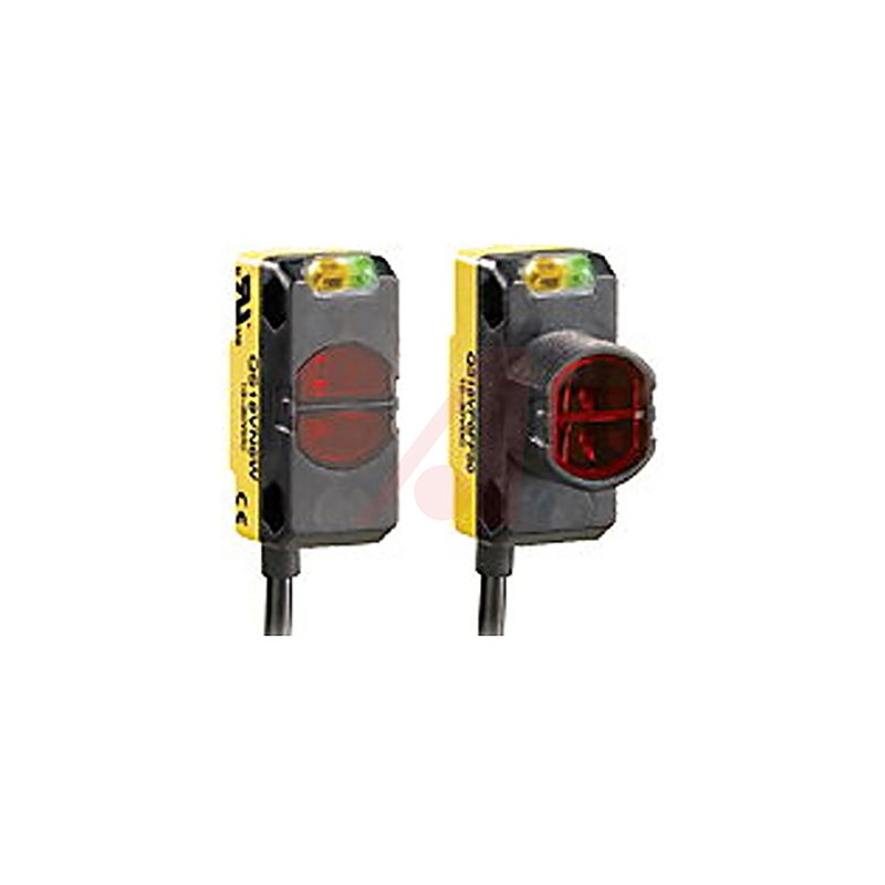 1 pcs - Banner Diffuse Photoelectric Sensor, Block Sensor, 1 mm - 100 mm Detection Range