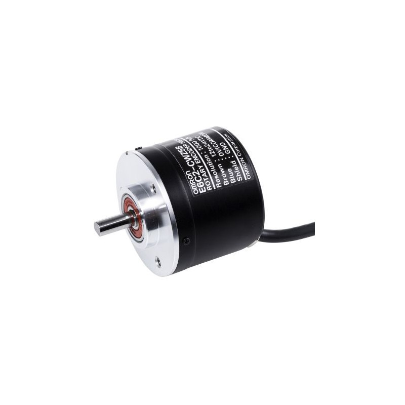 1 pcs - Omron E6C2-C Series Incremental Incremental Encoder, 360 ppr, PNP Open Collector Signal, Solid Type, 6mm Shaft